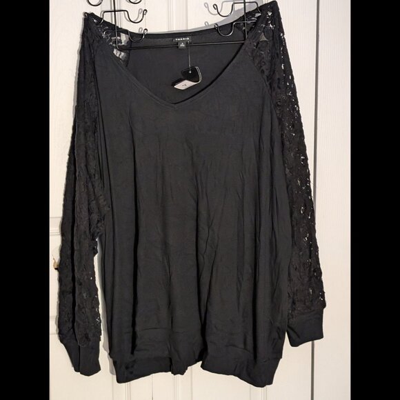Torrid lace sleeves shirt - Picture 1 of 2